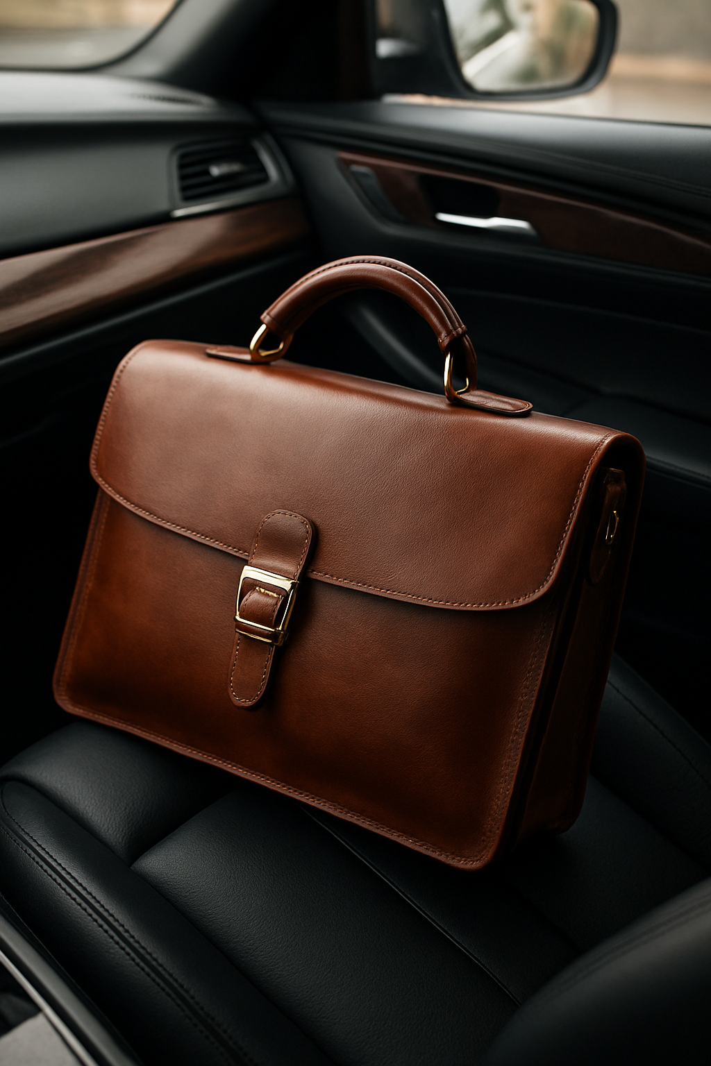 premium leather bag