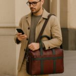 Bosco Leather Laptop Bag - Image 2