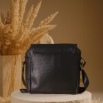 Black Leather Crossbody Bag