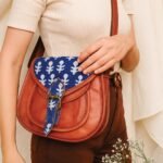 Blue Terra - Indigo Block Print Sling Bag - Image 3