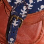 Blue Terra - Indigo Block Print Sling Bag - Image 4