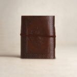 Brown Camel Design Pocket-Size Leather Diary - Image 2