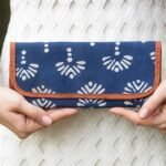 Indigo Bloom Leather Wallet - Image 3