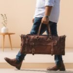 Montaro Leather Weekender Bag - Image 3