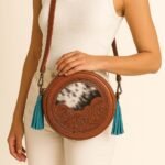 Orbit Cowhide Bag with Tassels - Image 3