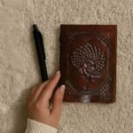 Peacock Leather Journal - Brown Leather Diary - Image 2