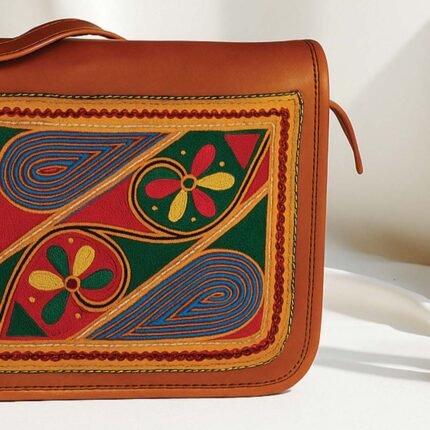 Phulkari Sling Bag- Colorful Embroidery
