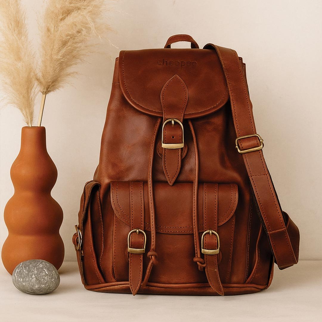 Russet – Leather Adventure Backpack-1 Russet – Leather Adventure Backpack - Image 1