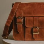 Rustic Brown Leather Satchel - Image 3