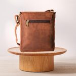 Brown Leather Sling Bag for Men