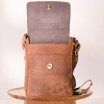 Unisex Leather Crossbody Bag