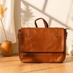 Segmento – Tan Leather Laptop & Office Bag