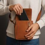 Terra Sling – Tan Leather Crossbody Sling Bag - Image 4