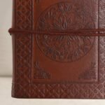Tree Embosed Pocket Size Leather Diary - Image 4
