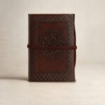 Turquoise Gemstone Handcrafted Pocket Leather Journal - Image 2