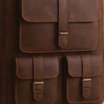 Vintage Cargo Leather Backpack - Image 3