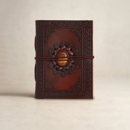 Yellow Gemstone Embossed Pocket- Size Diary