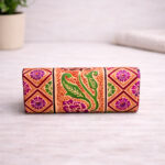 heritage print eyeglass case handcrafted textile glasses case